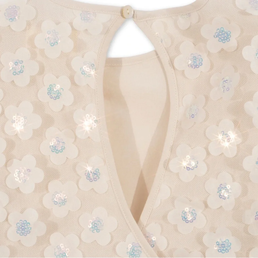 Konges Slojd Sally Dress in Pearled Ivory - Picture 6 of 6